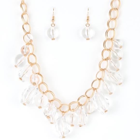 ❤️Gorgeously Globetrotter Gold Necklace Set - Picture 4 of 4